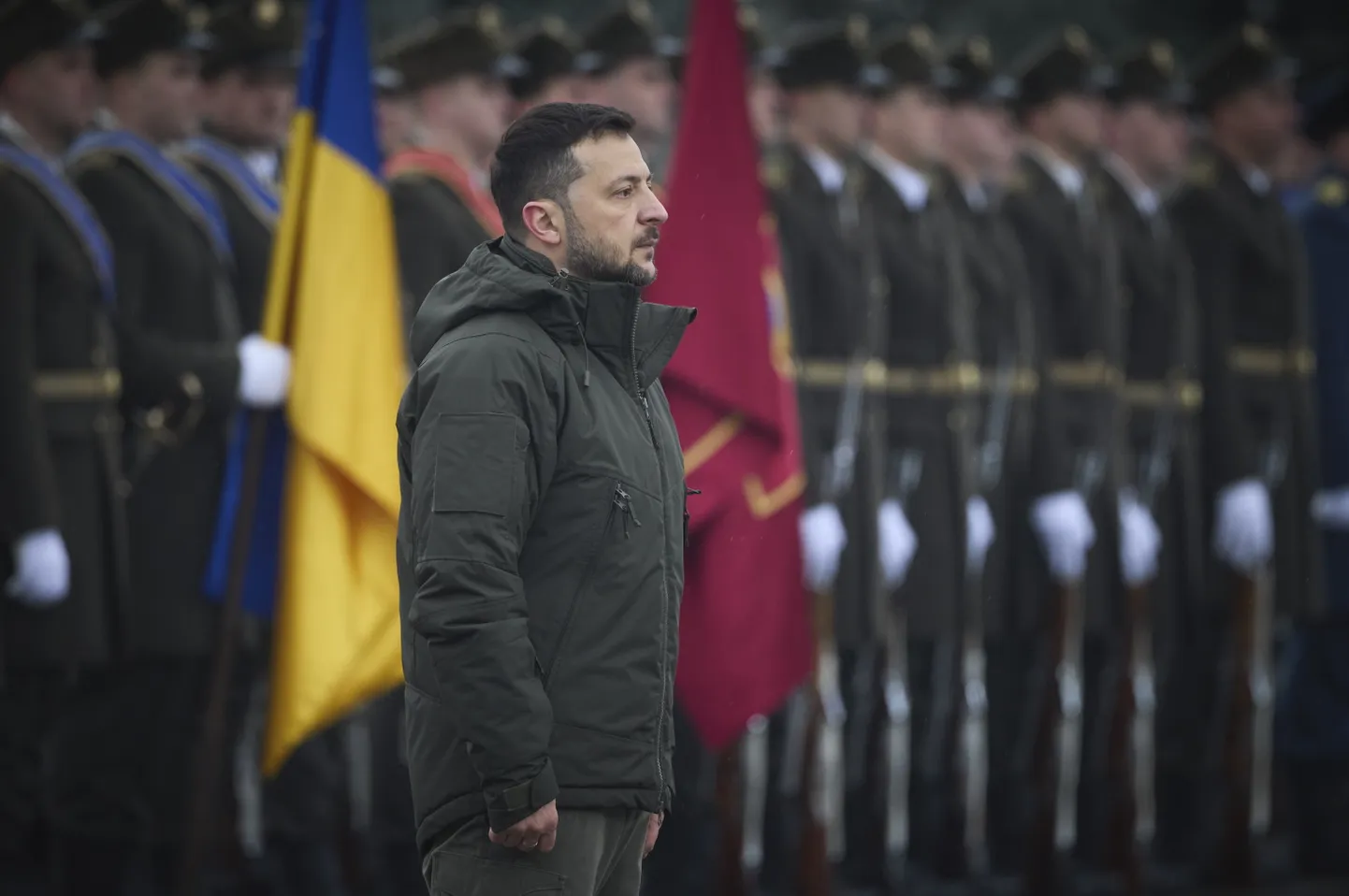 President Zelenskõi Ukraina relvajõudude päeval. 6. detsember 2024.