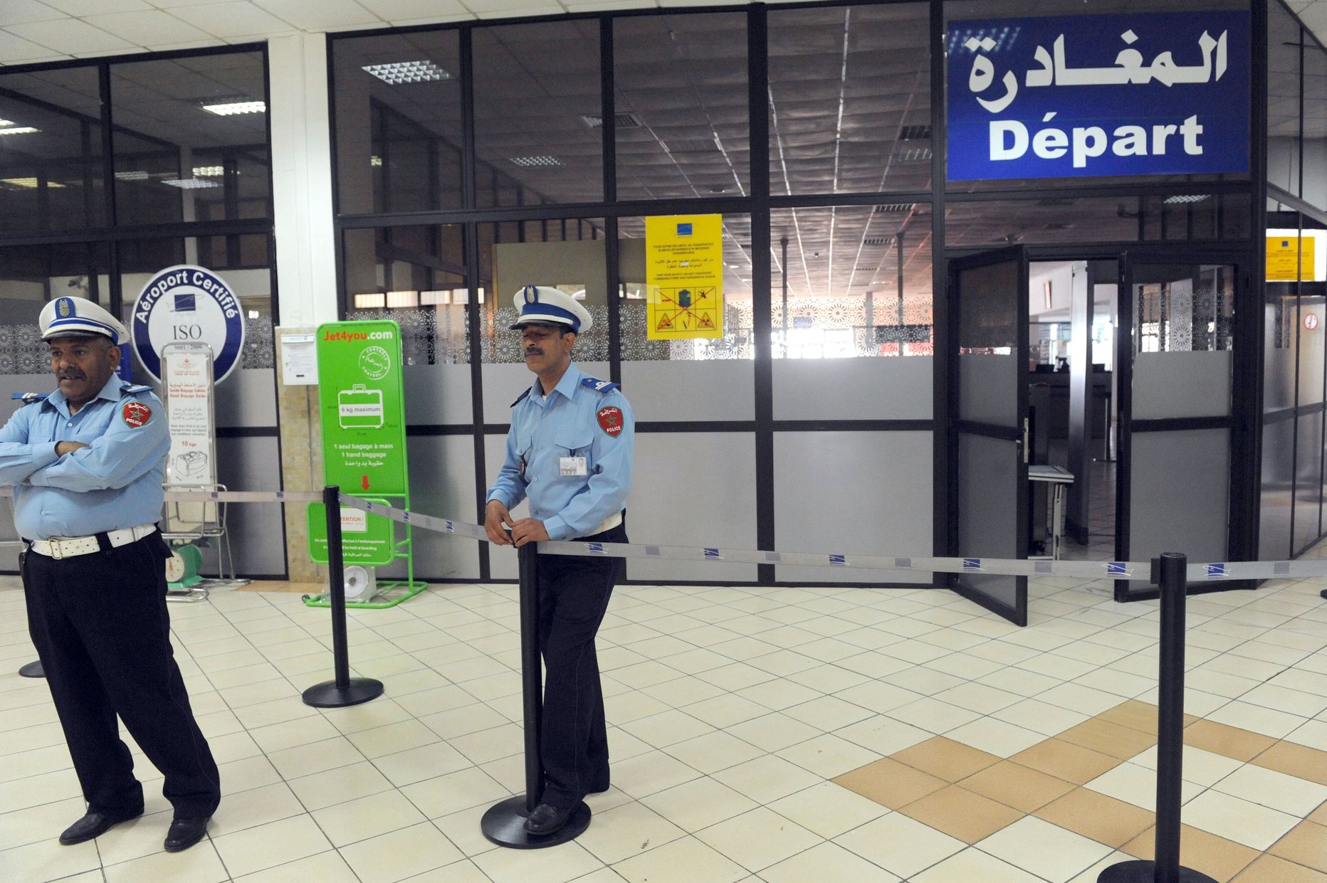 Rabati lennujaam oli täna peaaegu inimtühi.
