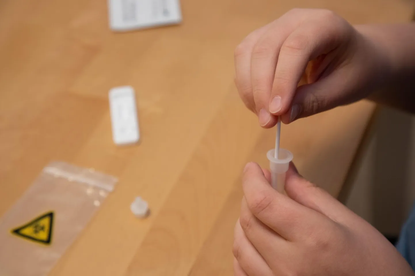 Kiirtest koroonaviiruse tuvastamiseks.