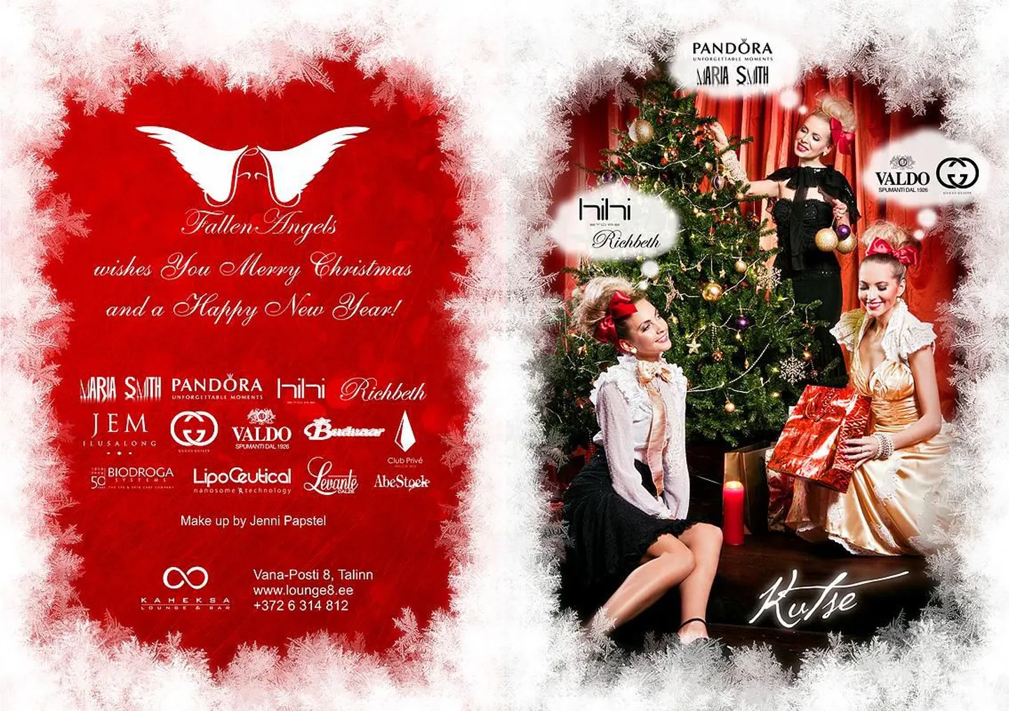 10.detsembril, toimub Lounge 8-s, Fallen Angels üritus ”Gift ideas”