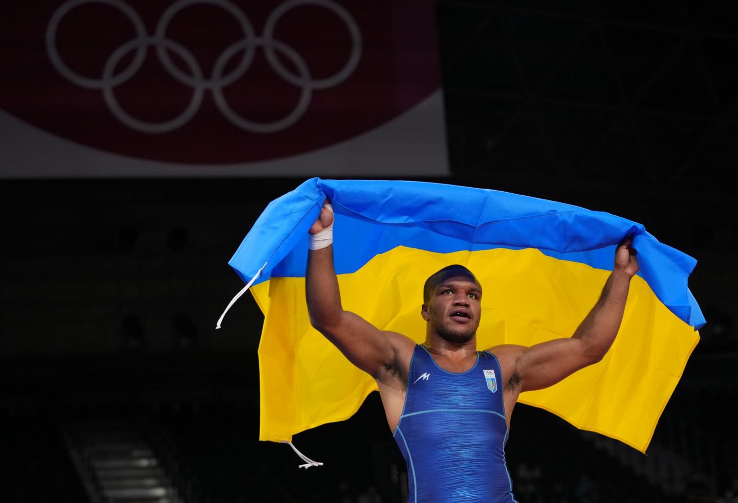 Ukraina parlamendiliige Žan Belenjuk võitis 04.08.2021 Tokio olümpiamängudel Kreeka-Rooma maadluses kuldmedali