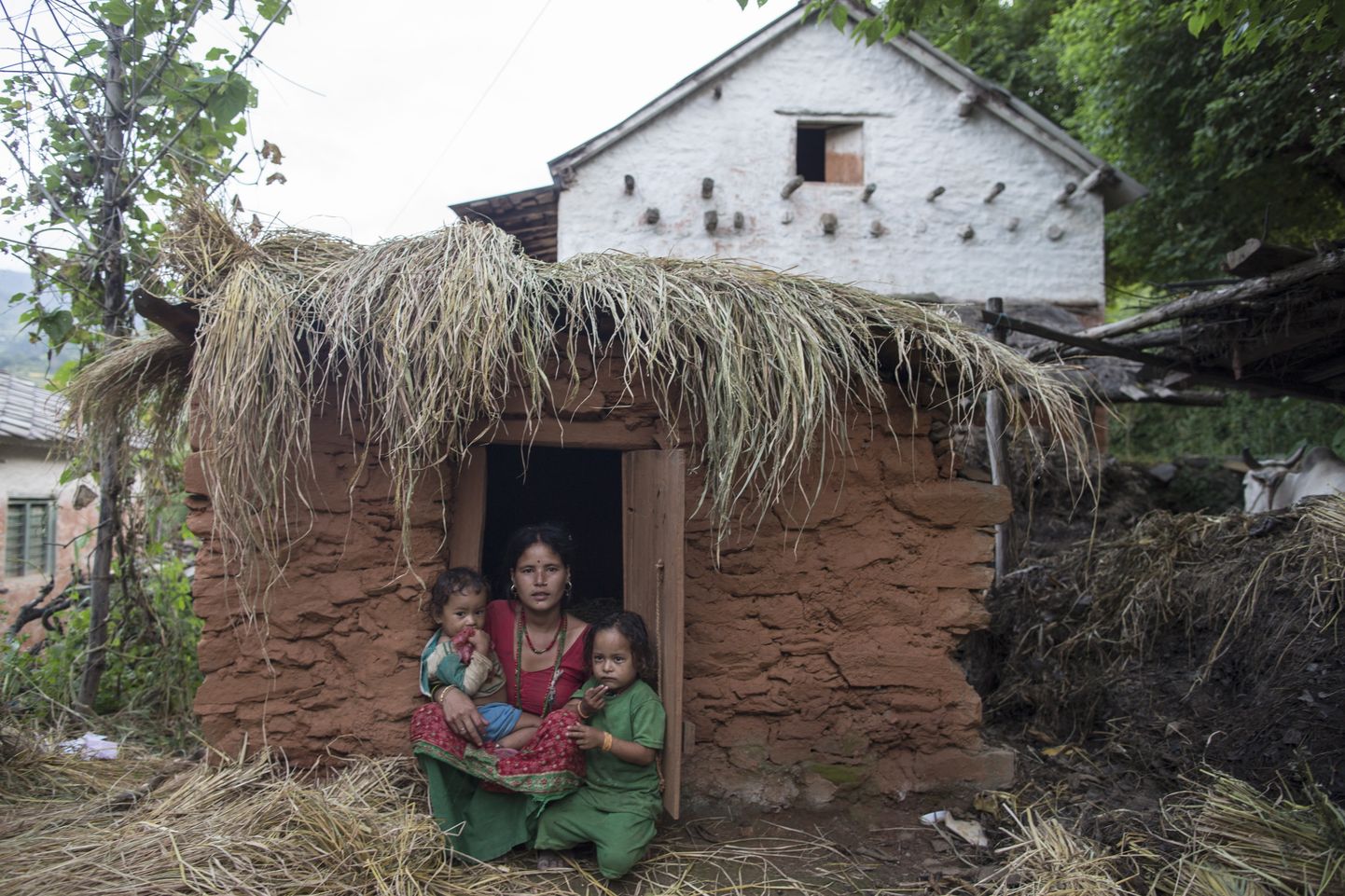 Хижина для менструаций в Непале.