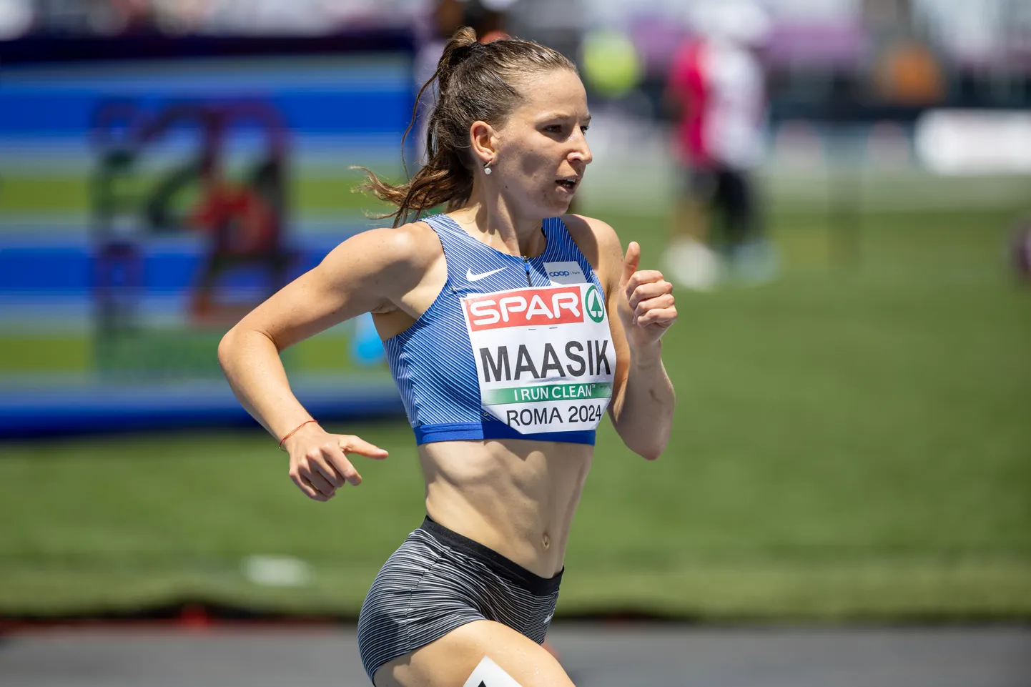 Laura Maasik uuendas Roomas toimunud EMil endale nimele kuulunud Eesti rekordit.