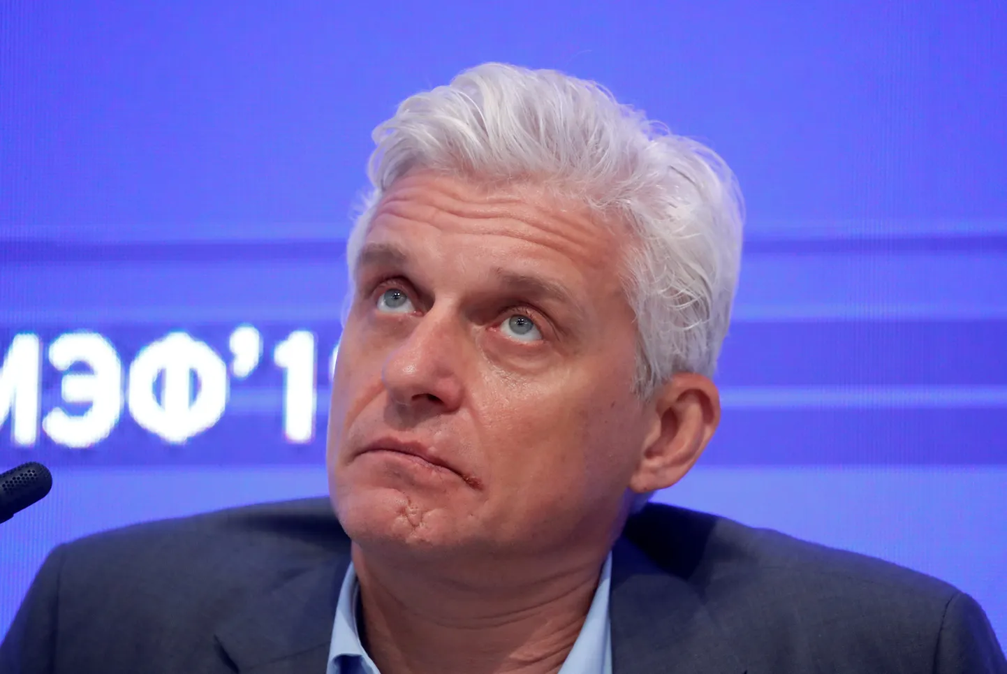 Tinkoff panga nõukogu esimees Oleg Tinkov ülemöödunud aasta Peterburi majandusfoorumil.