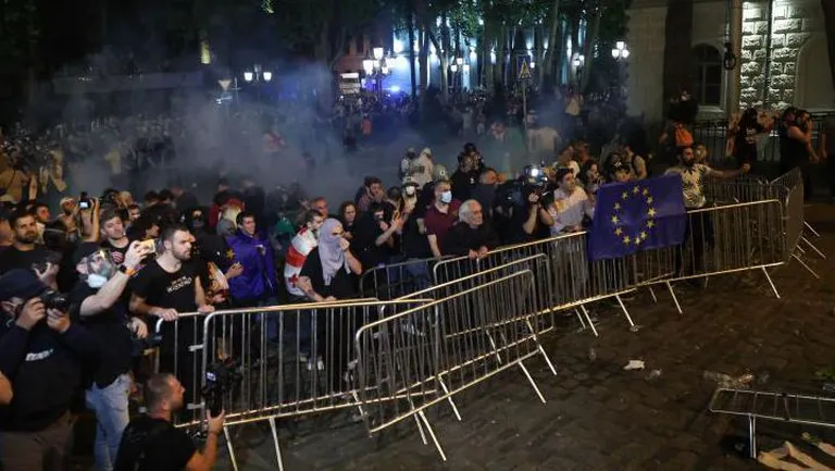 Акция у парламента Грузии