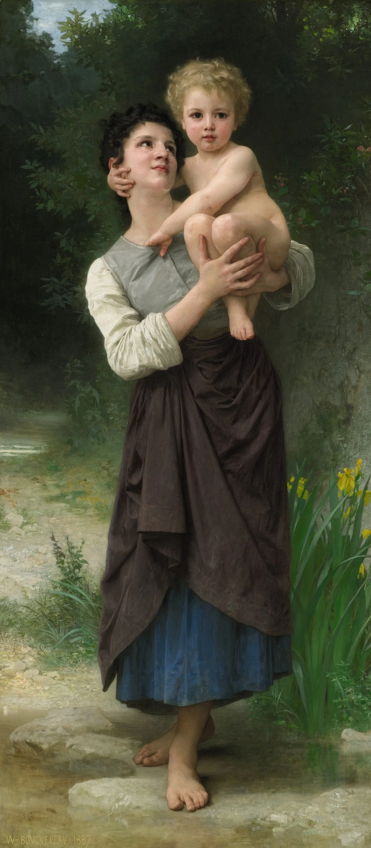 Demi Moore paneb müüki William Bouguereau maali pealkirjaga "Frere et Soeur"