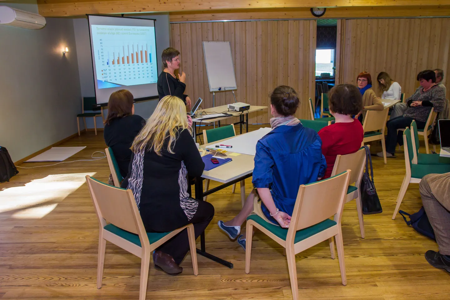Viljandi kultuuriakadeemia Viljandi lähistel Männiku metsatalus kolmepäevase kohalikku kultuuri tutvustava kursuse.