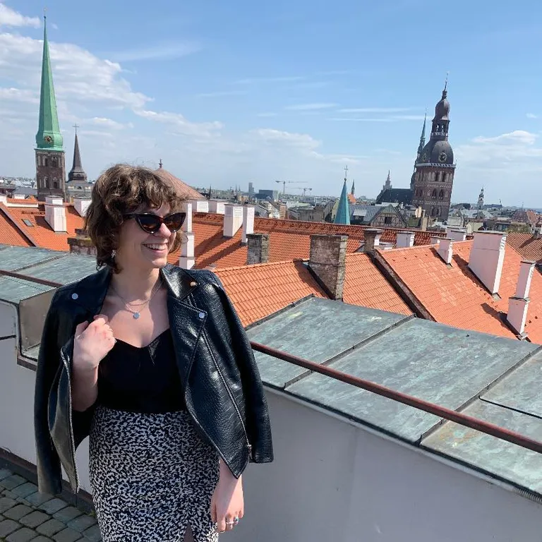 Flautiste Darja Baranova.