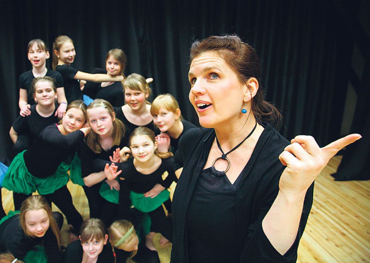 Tantsuõpetaja Janne Ristimetsa õpilasi näeb sageli Pärnus esinemas.