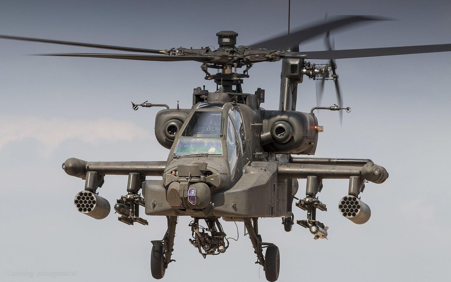 AH-64 Apache. Foto on illustratiivne.