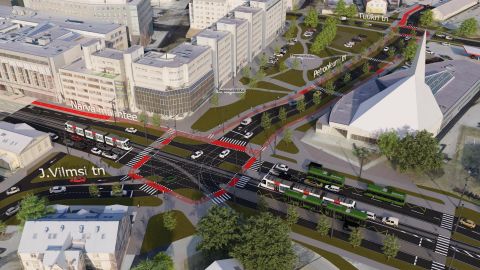 Täna tutvustatakse tallinlastele Petrooleumi tänava uuendamise projekti
