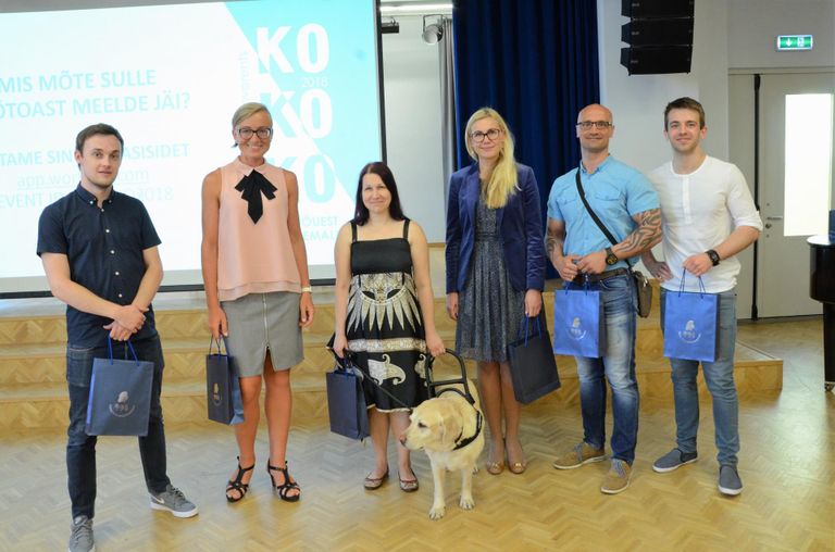 Konverentsi esinejad (vasakult paremale): Stanislav Štõkov, Errit Kuldkepp, Kai Kuusk, Kadri Simson, Ramil Lipp, Marten Palu.