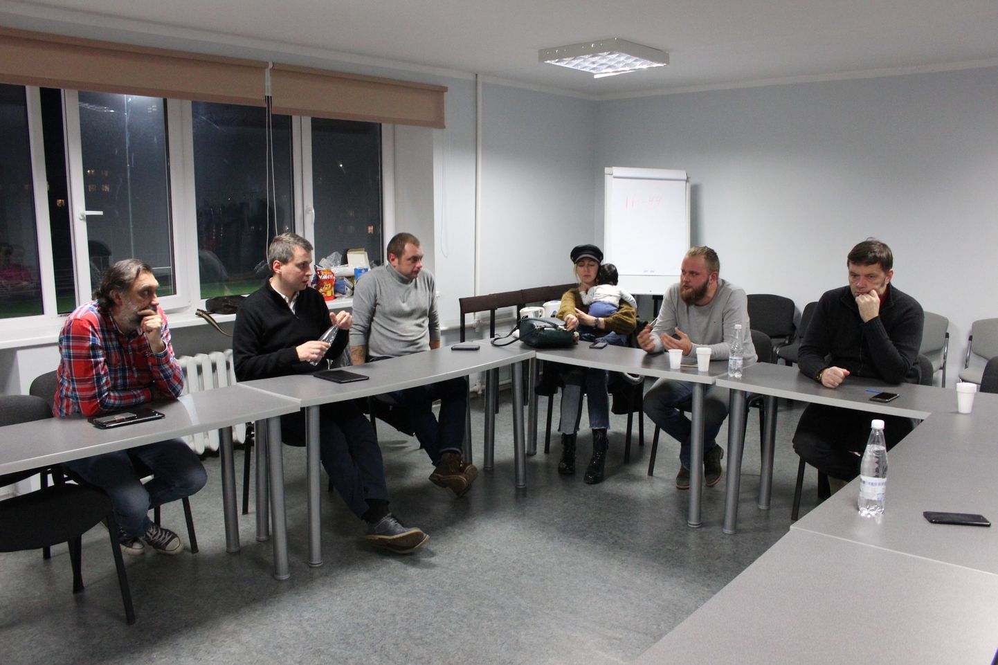 Первое заседание "Гражданского совета" в Нарве