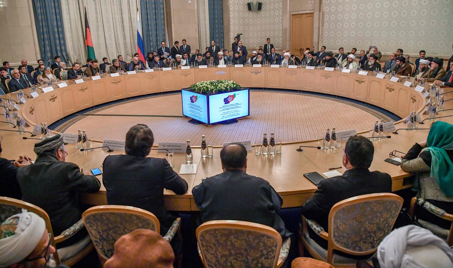 Talibani ja Afganistani võimuesindajate kohtumine Moskvas.