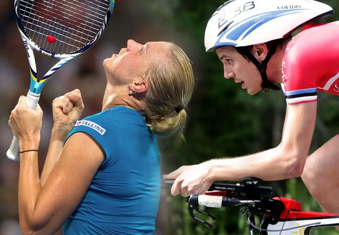Kaia Kanepi ja Rein Taaramäe. (Fotod: Joosep Martinson, Sille Annuk.)