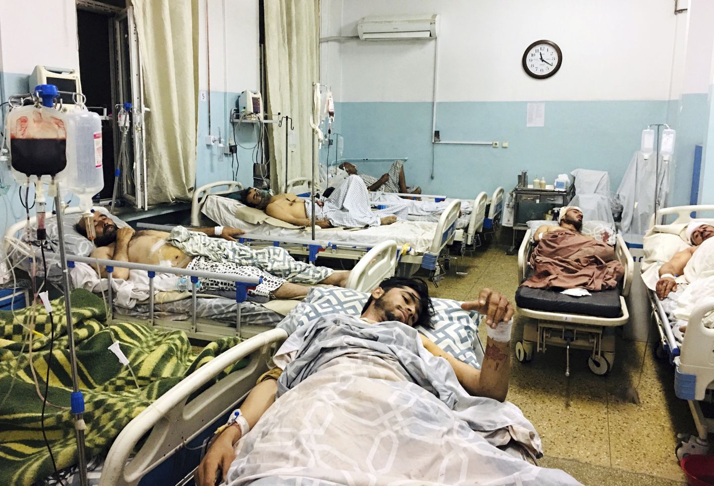 Pommirünnakutes vigasaanud Kabuli haiglas.