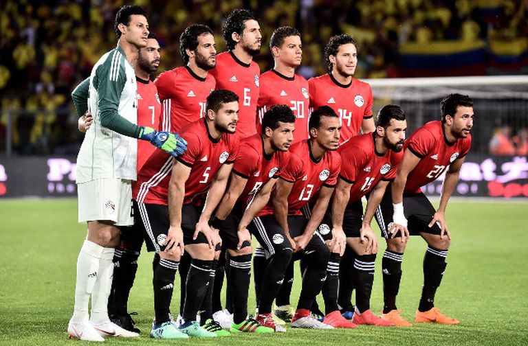 Футболисты сборной Египта