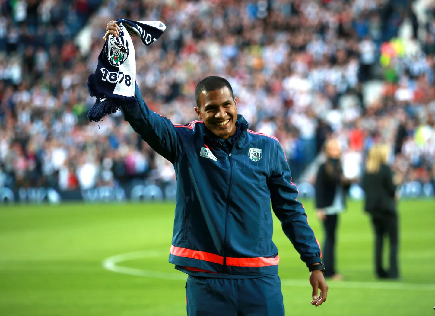 West Bromwich Albioni uus ründaja Salomon Rondon.
