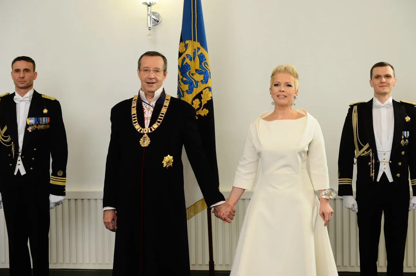 Presidendipaar Toomas Hendrik Ilves ja Evelin Ilves