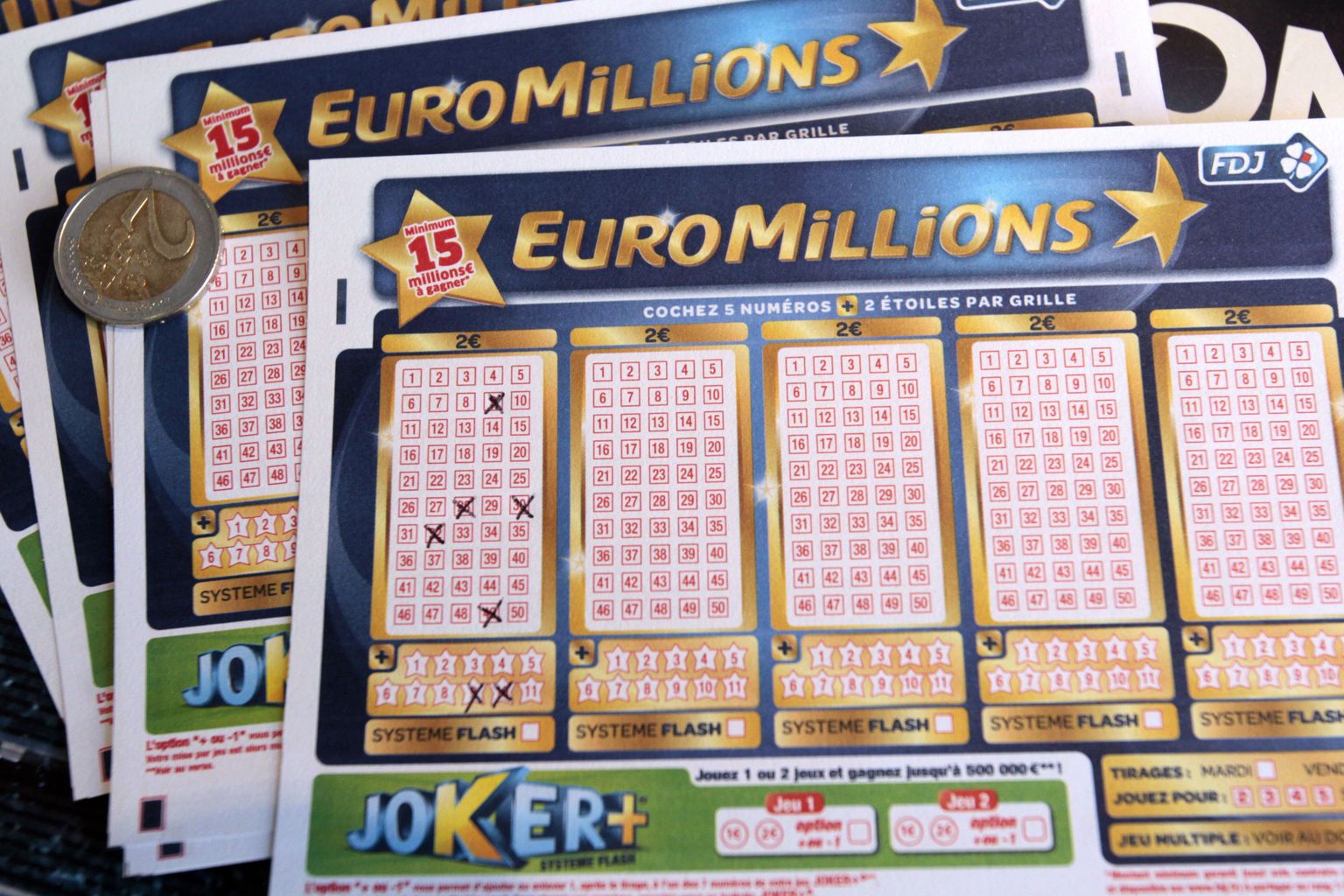 Euro Millions loterii piletid