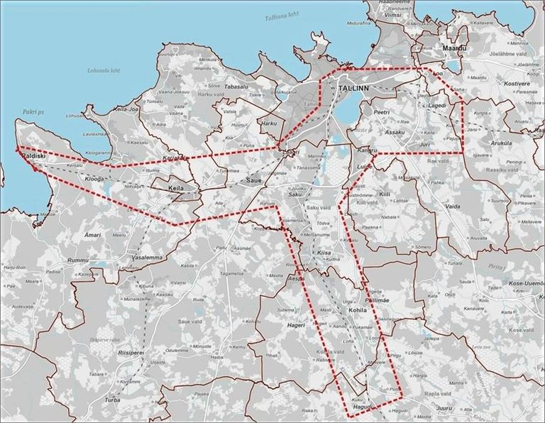 Территория спецпланировки Таллиннской окружной железной дороги.