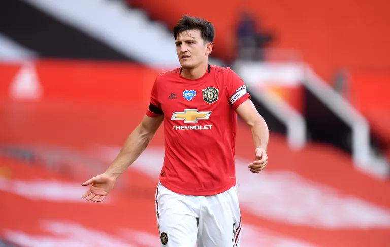 Manchester Unitedi kapten Harry Maguire juunis 2020