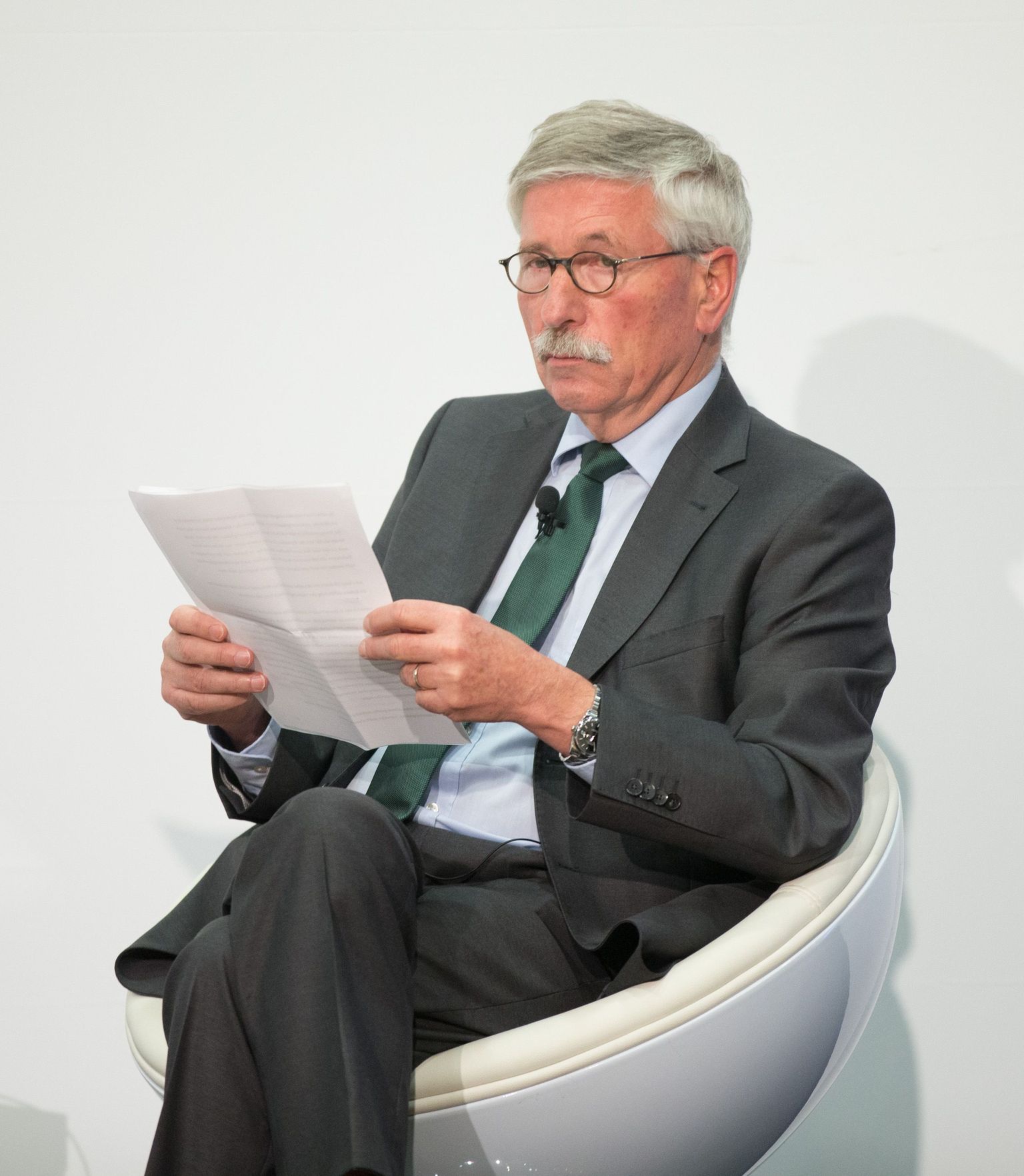 Thilo Sarrazin Tallinnas Inimõiguste aastakonverentsil.
