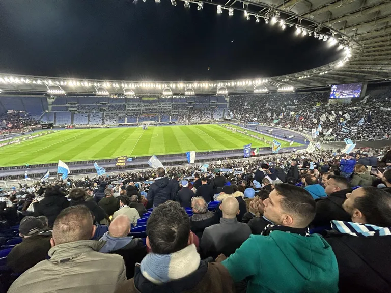 Olümpiastaadion SS Lazio mängu ootuses.