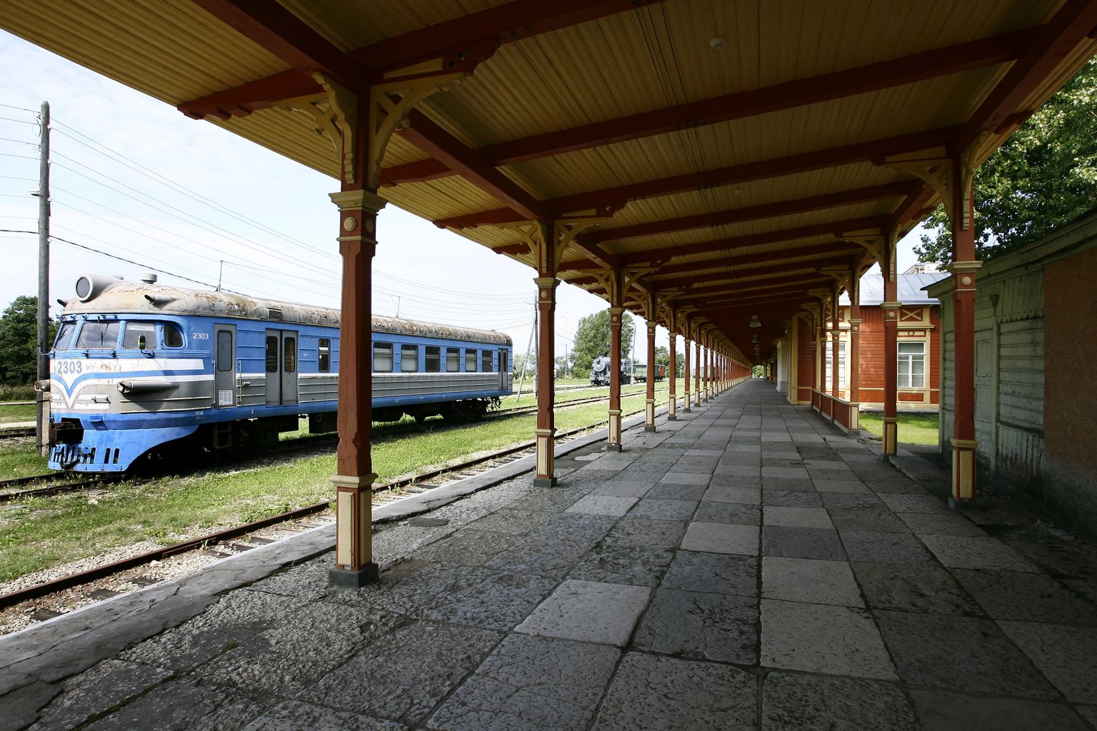 Вокзал в Хаапсалу.