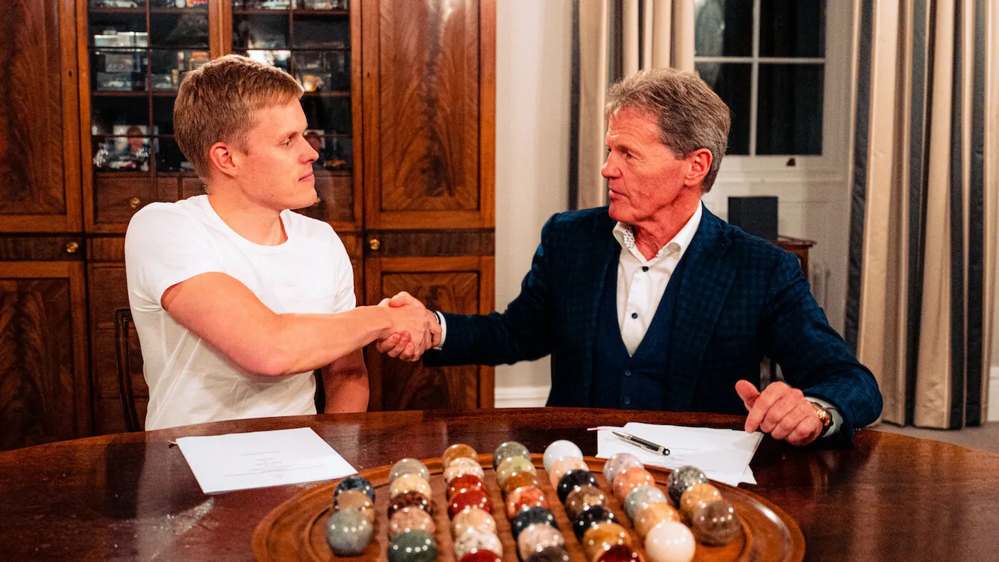Ott Tänak (vasakul) ja Malcolm Wilson.