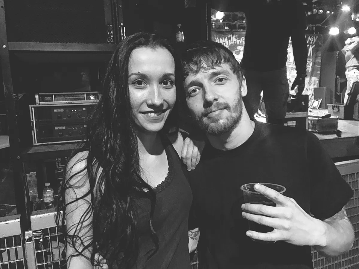 С гитаристом Sean Long из группы While She Sleeps. Фотограф - Максим Шестериков
