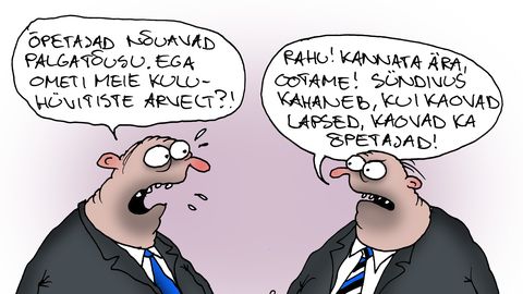JUHTKIRI ⟩ Haridusraha kulub liigselt haldusele