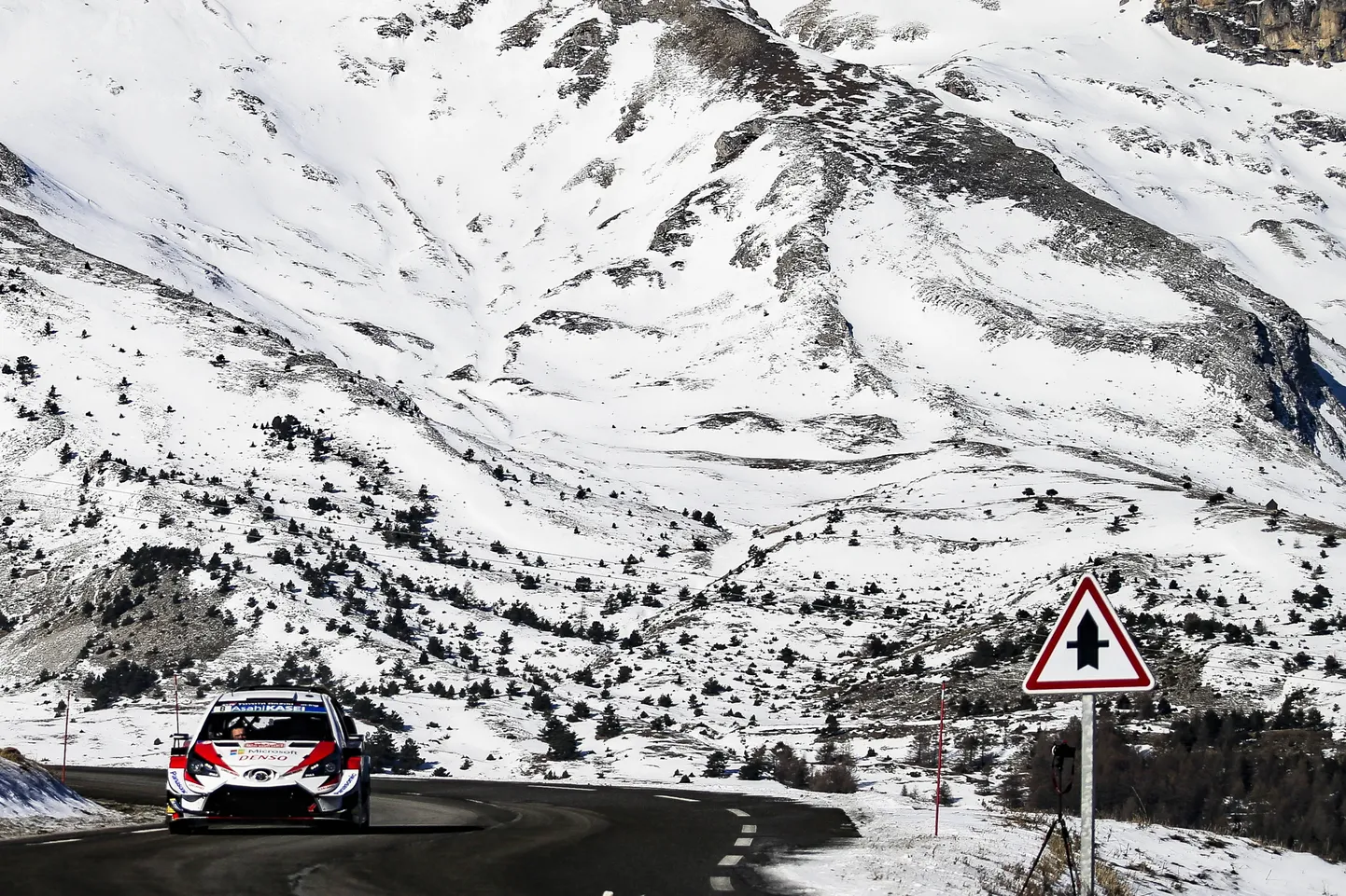 Ott Tänaku ja Martin Järveoja Monte Carlo rallil.