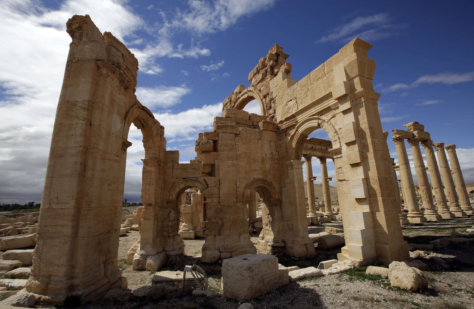 Vaade Palmyra varemetele.