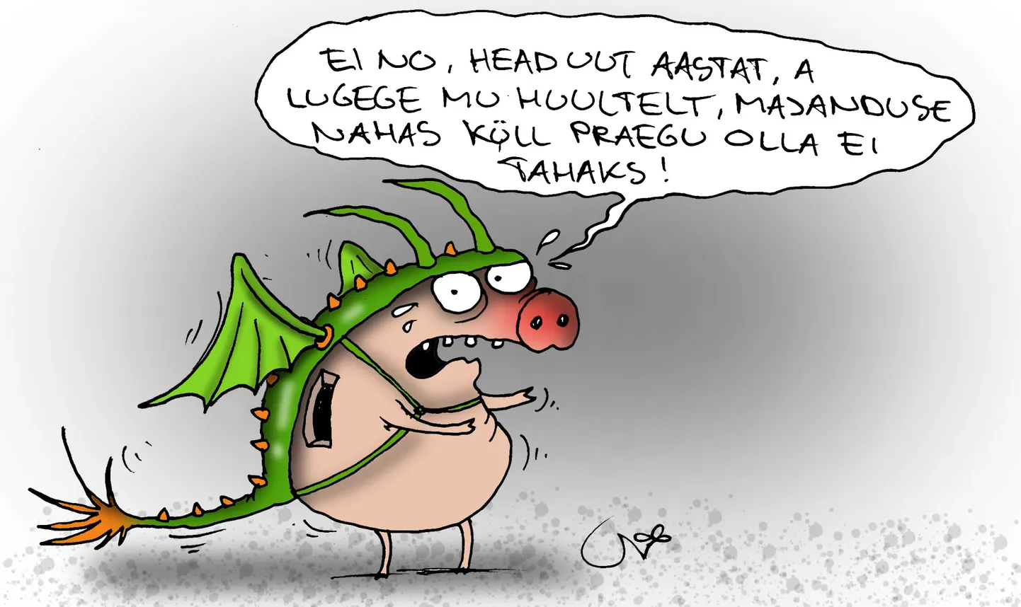 Urmas Nemvalts joonistab.