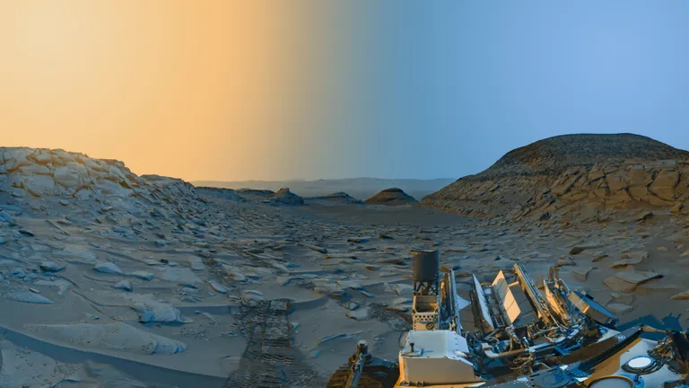 NASA marsikulguri «postkaart» Gale'i kraatrist