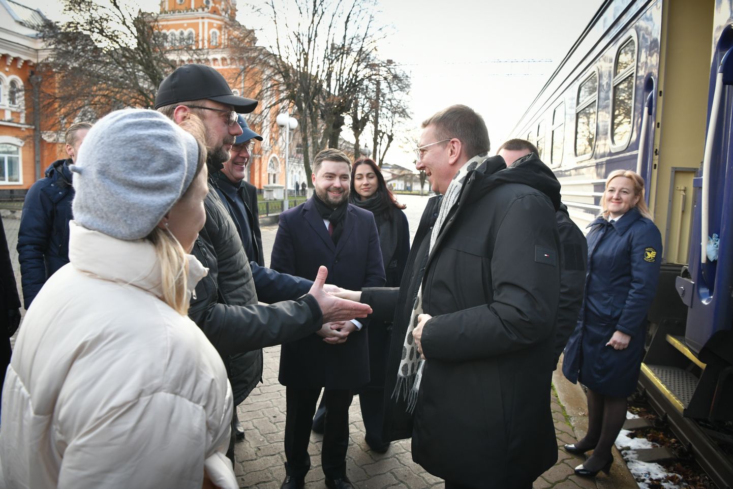 Valsts prezidents Edgars Rinkēvičs darba vizītē apmeklē Ukrainu