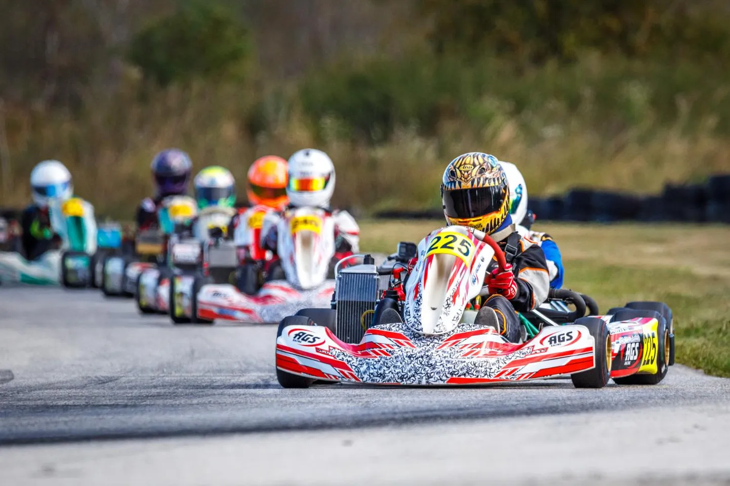 Eric Marcus Jaanimets Rotax max juniori klassis karti roolimas.