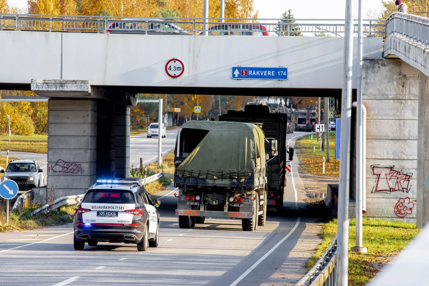 Kaitseväe kolonn.