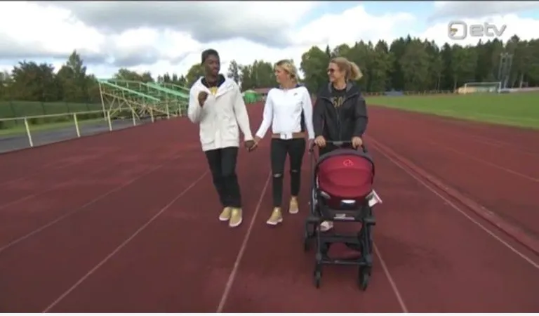 Grete Šadeiko ja tema kihlatu Robert Griffin III