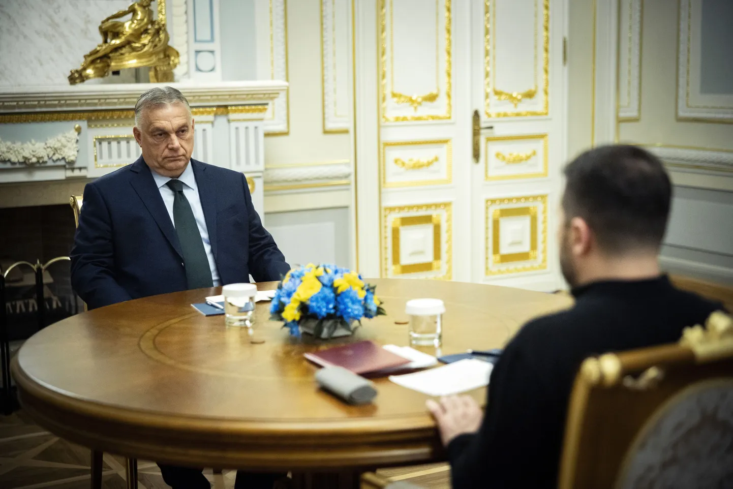 Виктор Орбан встречается с Владимиром Зеленским в Киеве, 2 июля 2024 года.