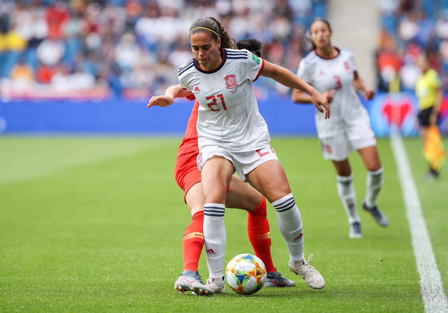 Hispaania ning Hiina naiskondade vaheline matš FIFA naiste jalgpalli MM-il