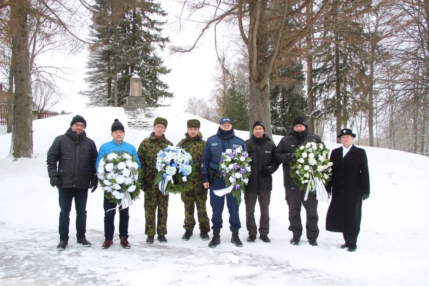 Vabadussõjas langenute mälestuspäev Otepääl.