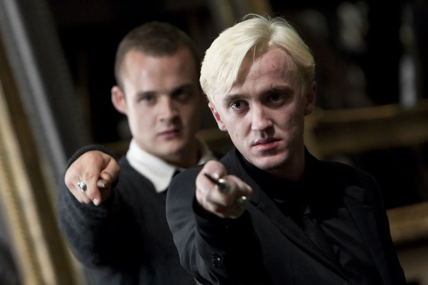 Tom Felton ja Josh Herdman filmis «Harry Potter ja surma vägised: osa 2» (2011).