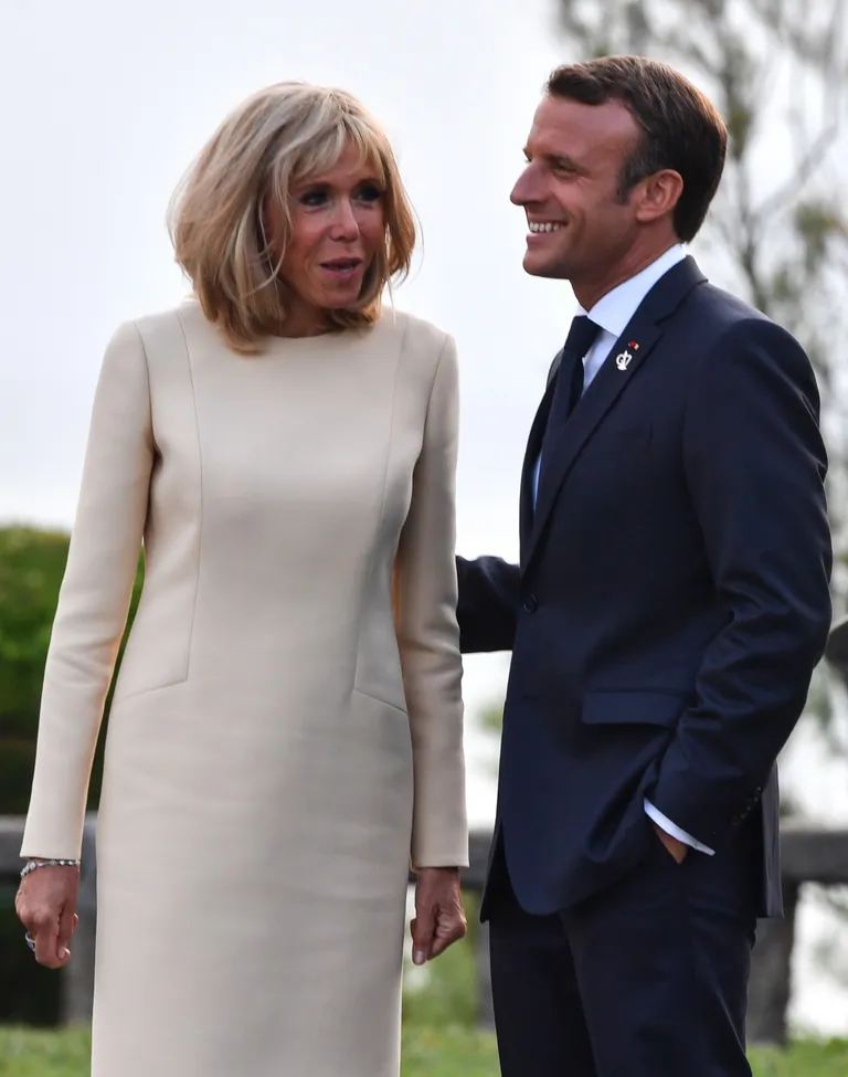 Prantsuse president Emmanuel Macron ja ta abikaasa Brigitte Macron