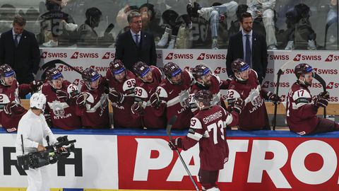 Latvijas izlases treneris Vītoliņš komentē fantastisko uzvaru pār ASV