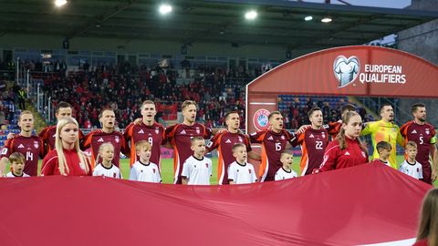 Teksta tiešraide ⟩ Latvija pret Serbiju – Pasaules kausa kvalifikācija futbolā