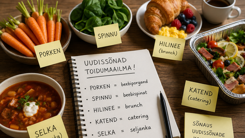 Mida tähendab porken, spinnu, hilinee või katend?