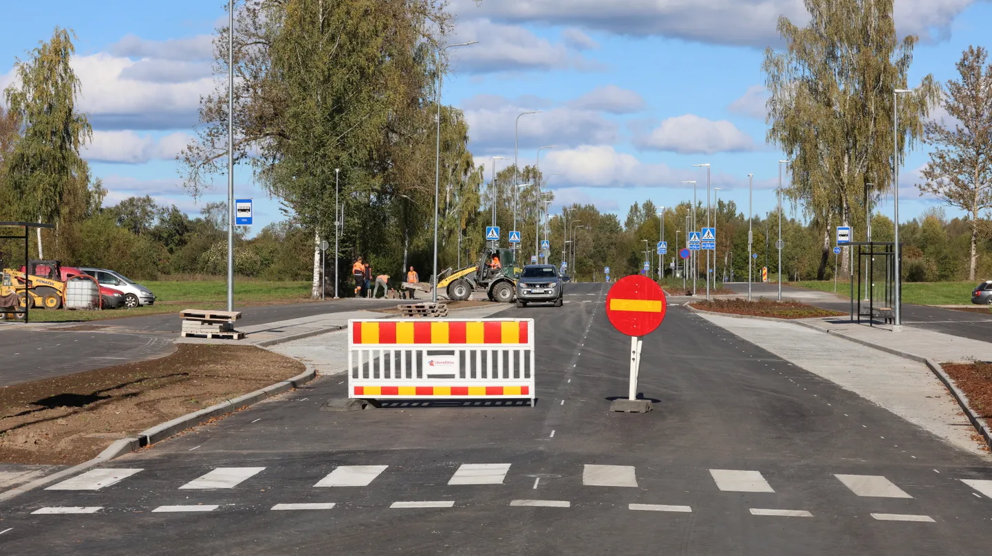 Põhja puiestee pikendus avatakse liikluseks selle nädala lõpus.