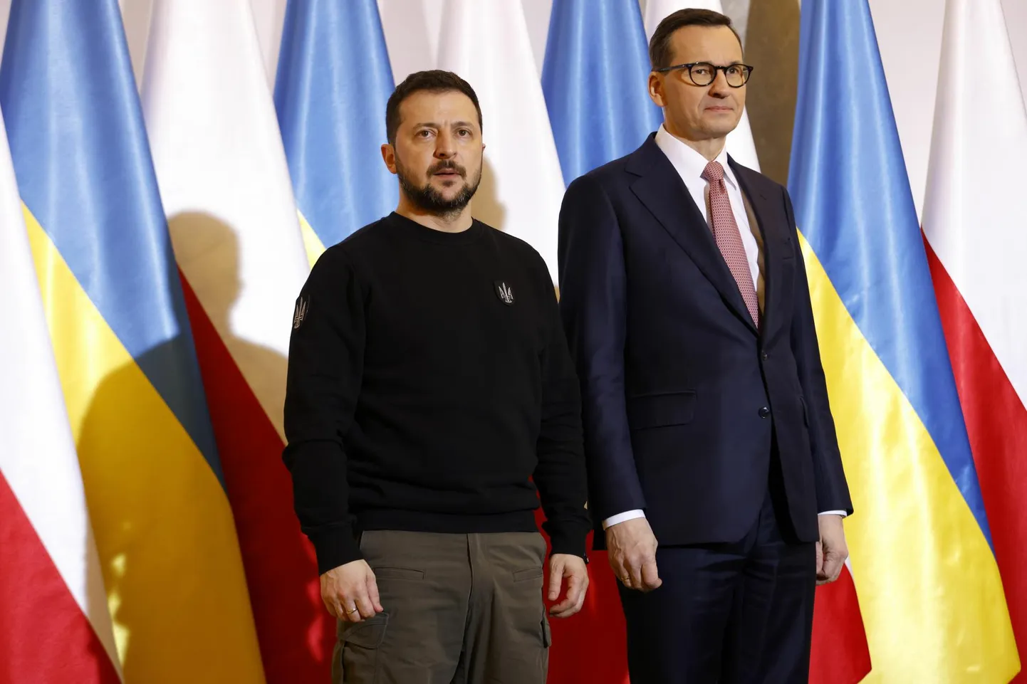 Poola peaminister Mateusz Morawiecki võõrustas aprillis Varssavis Ukraina presidenti Volodõmõr Zelenskõid.